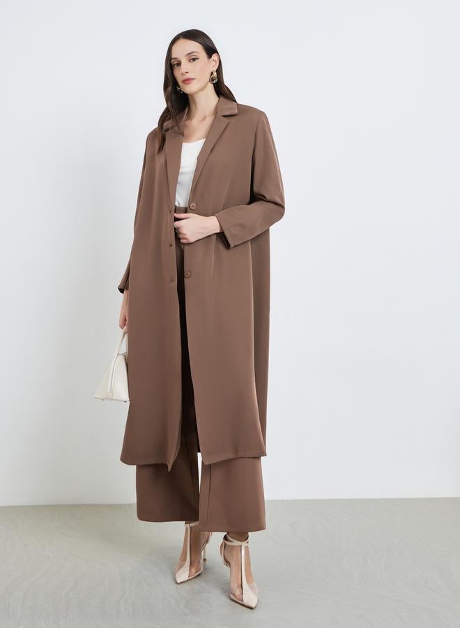 ستايلي كيمونو بليزر بأزرار وياقة نوتش - Image 5